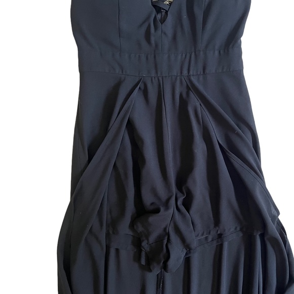 GUESS BLACK ROMPER / MAXI DRESS WITH CRISS CROSS CHEST SIZE XS - Picture 6 of 13